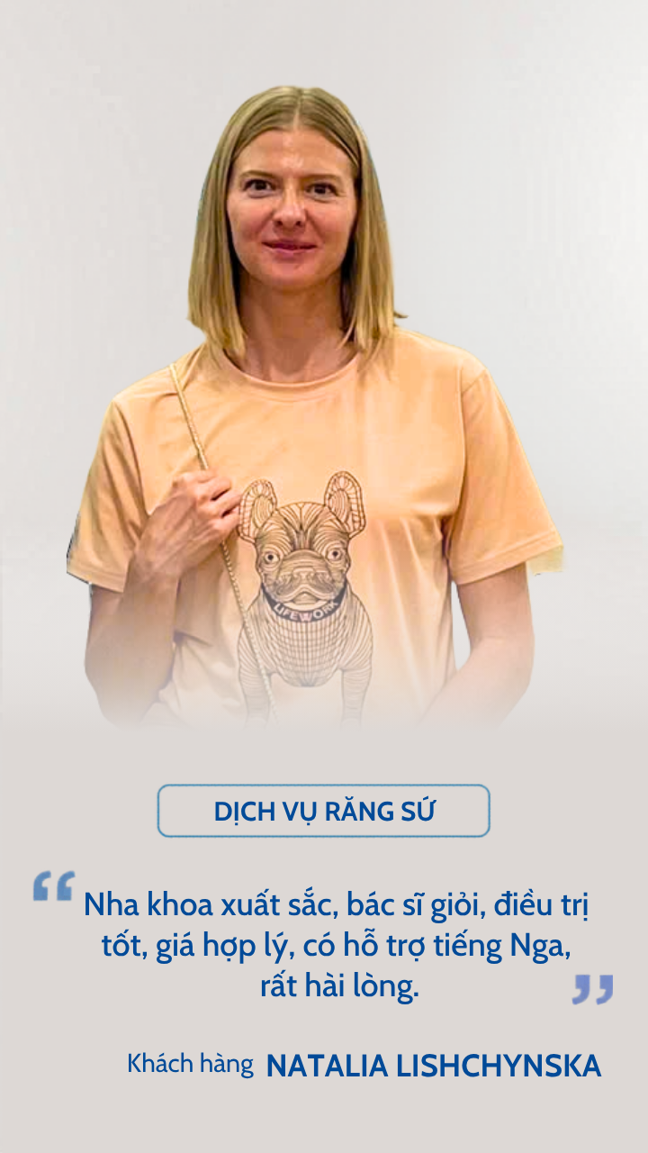 khách hàng sử dụng dịch vụ răng sứ tại nha khoa MIA Dental Clinic